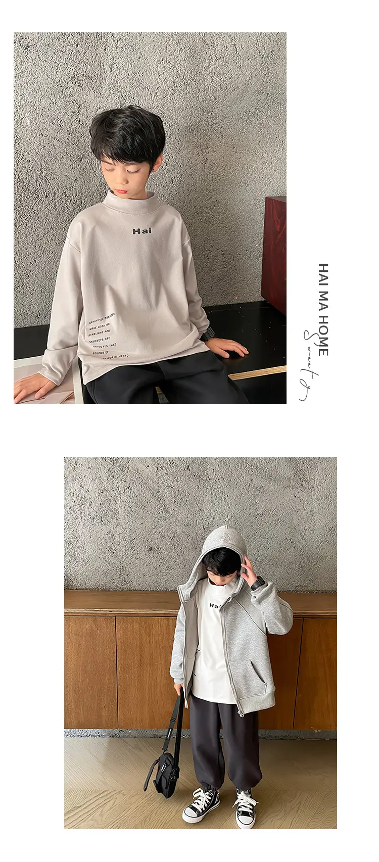 Boys Long Sleeve T-Shirt White German Velvet 2025 — feature 9