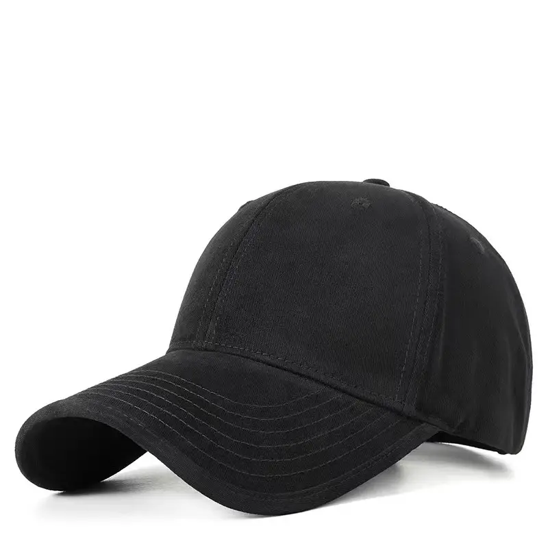 Korean Style Beige Big Head Cap for Women Men - Image 2