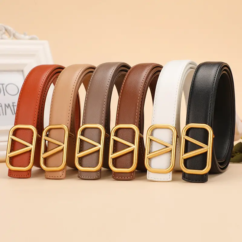 V-Braceled Bronze Belt for Women 100cm - Image 9