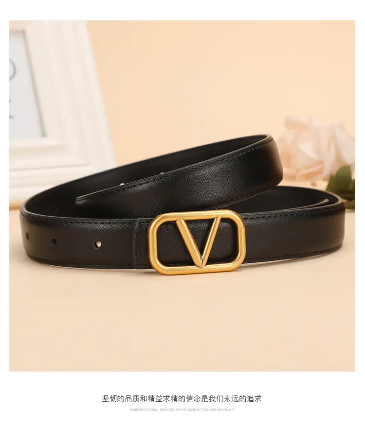 V-Braceled Bronze Belt for Women 100cm — feature 12