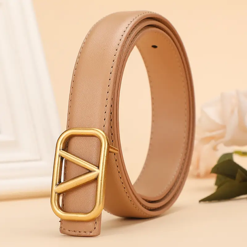 V-Braceled Bronze Belt for Women 100cm - Image 4