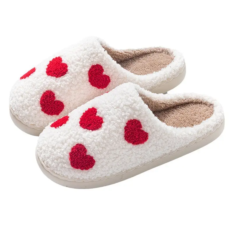 Cross-Border New In-Stock Home Warm Winter Cotton Slippers for Couples, Men and Women, Christmas Towel Embroidered Slippers, Dropshipping — feature 8