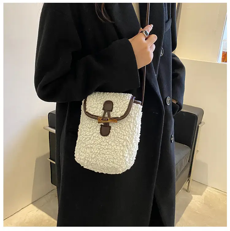 Lamb Wool Shoulder Messenger Bag Women Winter 2023 β feature 18