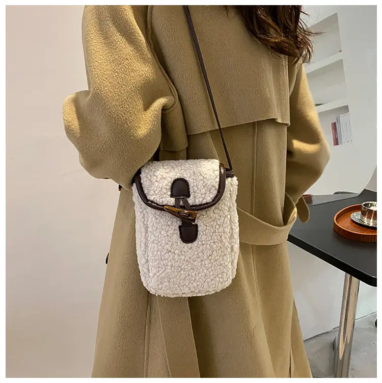 Lamb Wool Shoulder Messenger Bag Women Winter 2023 β feature 21