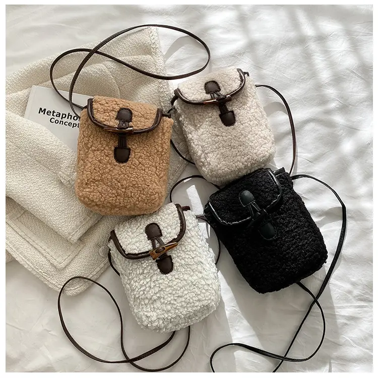 Lamb Wool Shoulder Messenger Bag Women Winter 2023 β feature 23