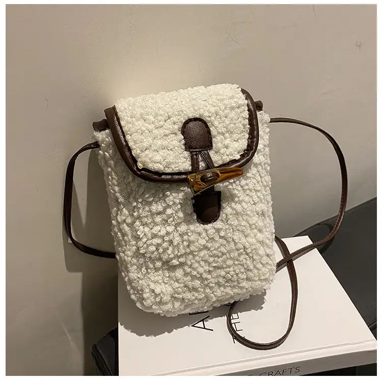 Lamb Wool Shoulder Messenger Bag Women Winter 2023 β feature 24