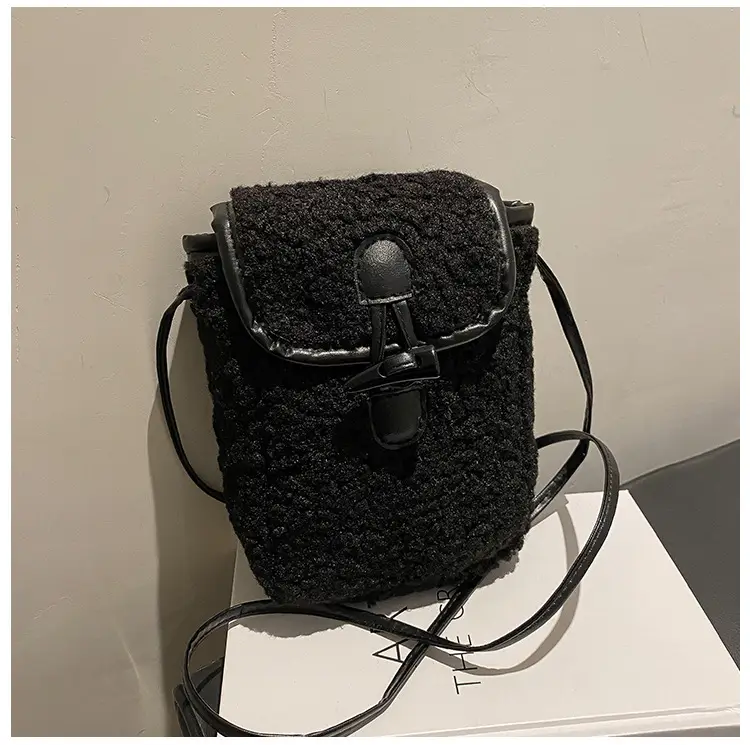Lamb Wool Shoulder Messenger Bag Women Winter 2023 β feature 26