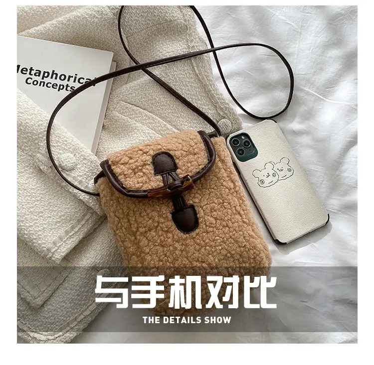 Lamb Wool Shoulder Messenger Bag Women Winter 2023 β feature 6