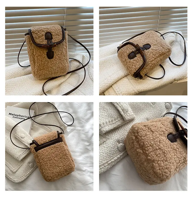 Lamb Wool Shoulder Messenger Bag Women Winter 2023 β feature 7