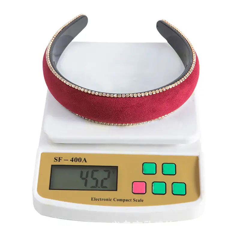 Cross-border rhinestone velvet headbands for women — feature 22