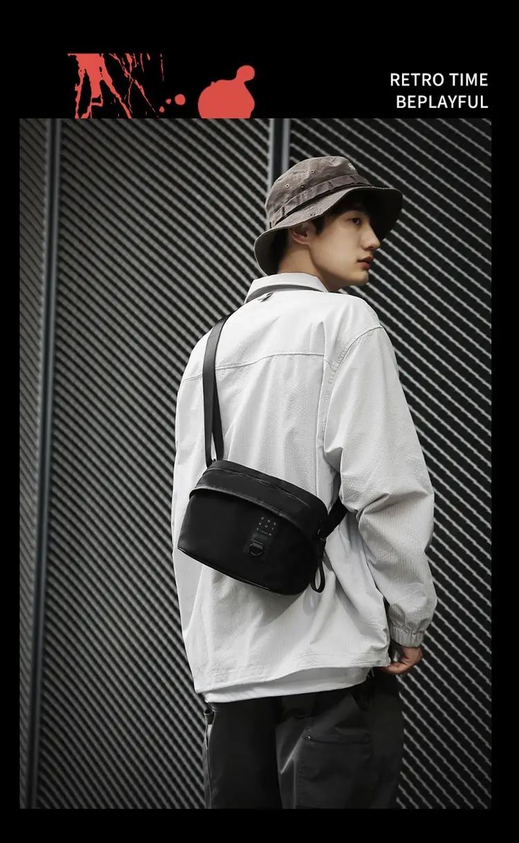 Men's Fashion Chest Bag Mobile Phone Commuter Bag — feature 10