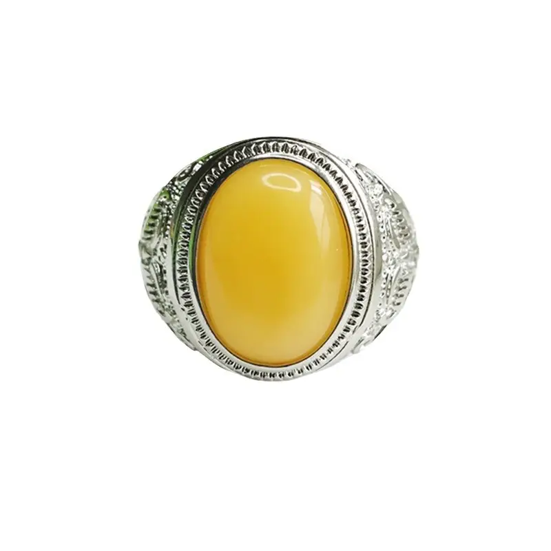 Vintage Honey Wax Knuckle Ring with S3120413 Design - Image 6