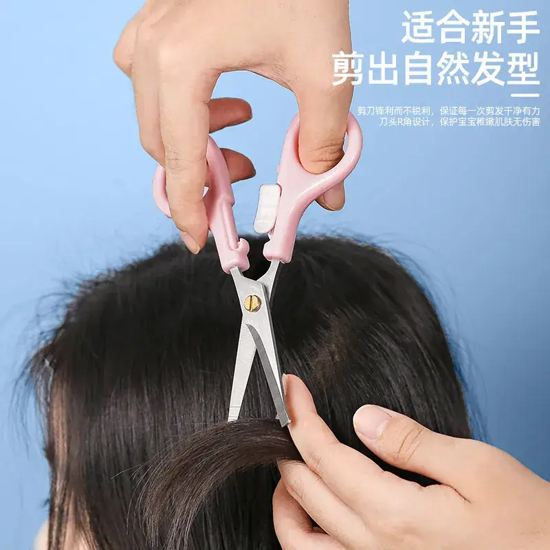 Blue Hair Brush & Scissors Set for Kids & Home Use - Image 17