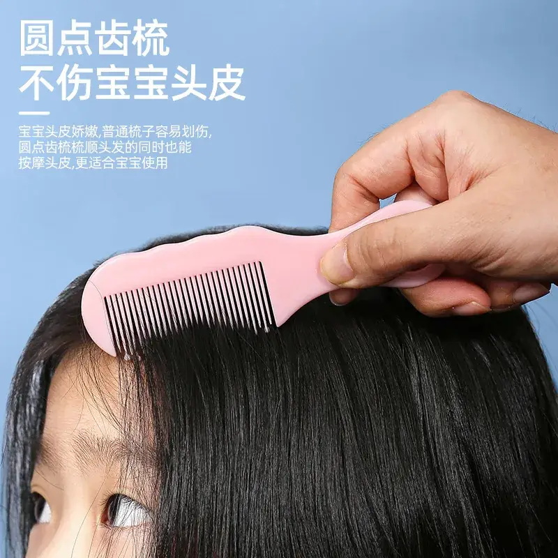 Blue Hair Brush & Scissors Set for Kids & Home Use - Image 18