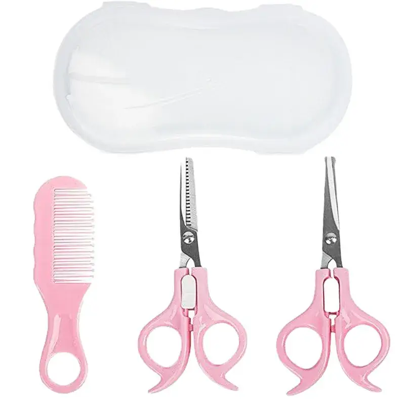 Blue Hair Brush & Scissors Set for Kids & Home Use - Image 19