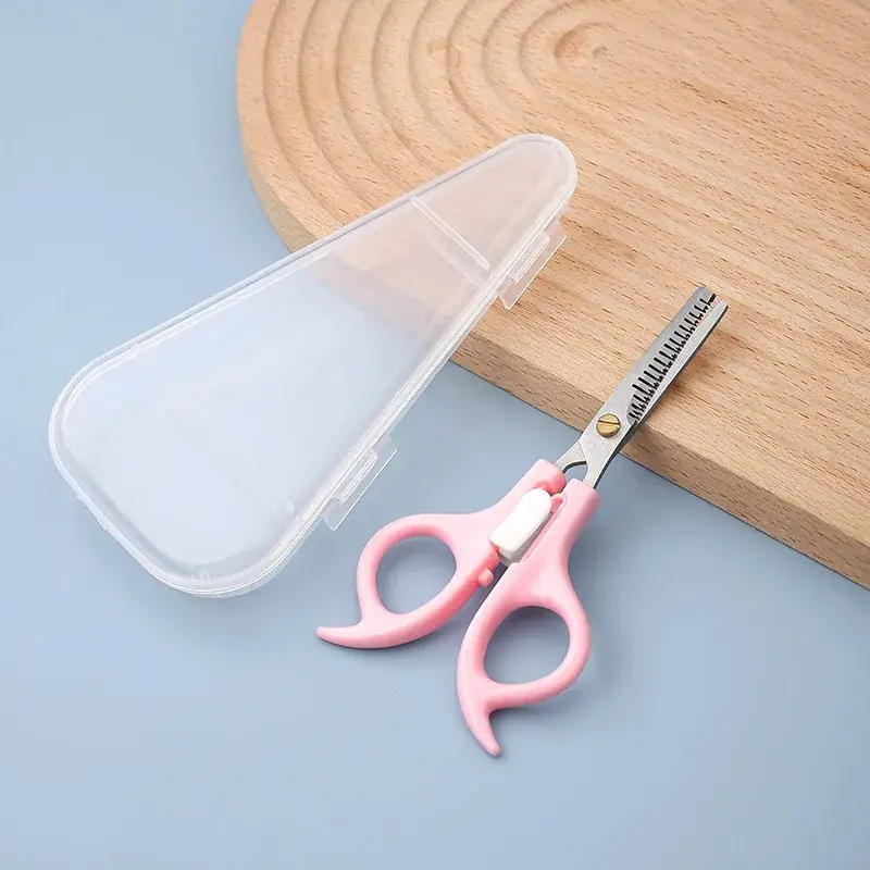 Blue Hair Brush & Scissors Set for Kids & Home Use - Image 3