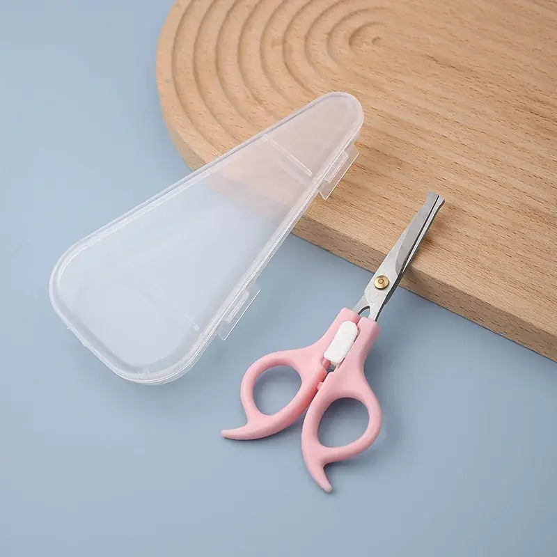 Blue Hair Brush & Scissors Set for Kids & Home Use - Image 4