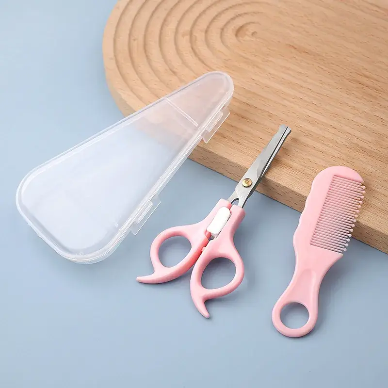 Blue Hair Brush & Scissors Set for Kids & Home Use - Image 6