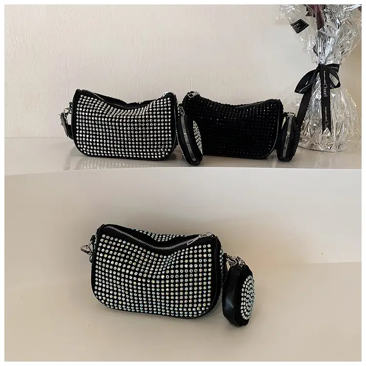 Women Korean Style Diamond Crossbody Bag 2023 - Image 5