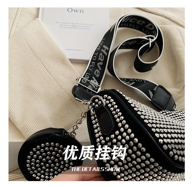 Women Korean Style Diamond Crossbody Bag 2023 — feature 12