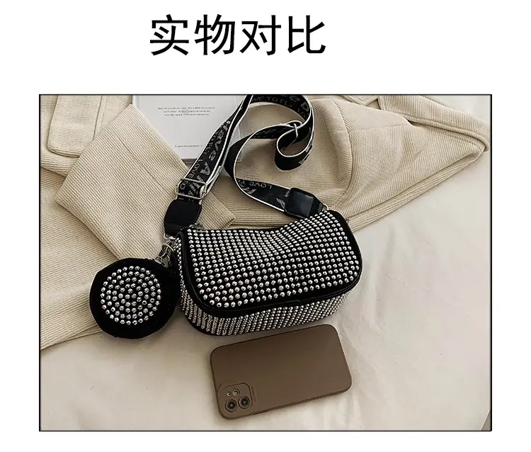 Women Korean Style Diamond Crossbody Bag 2023 — feature 6