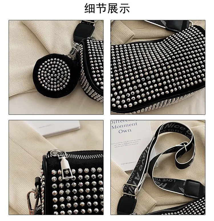Women Korean Style Diamond Crossbody Bag 2023 — feature 7