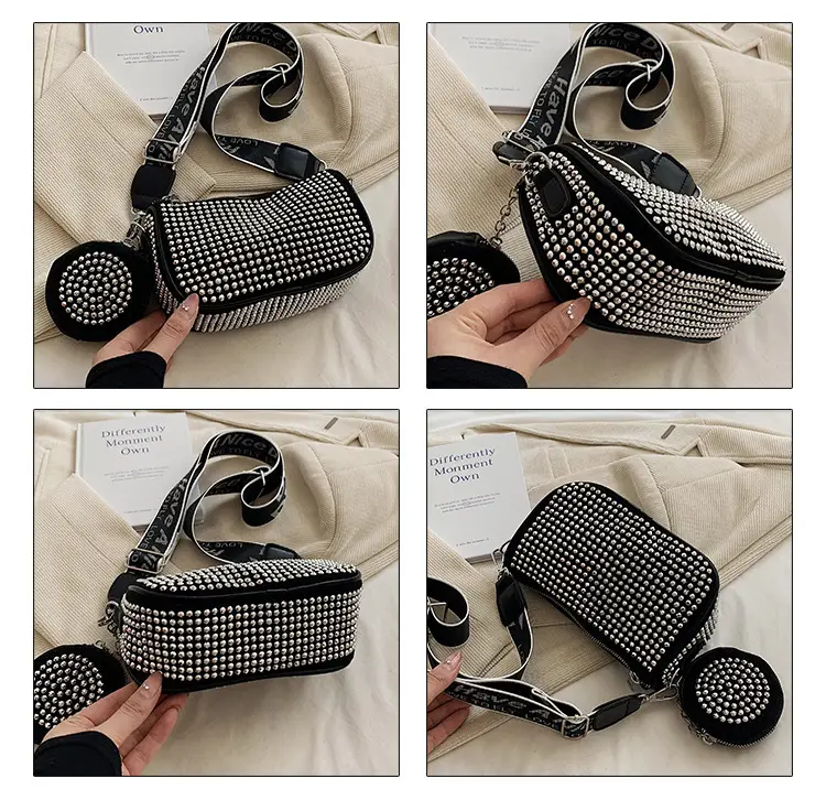 Women Korean Style Diamond Crossbody Bag 2023 — feature 8