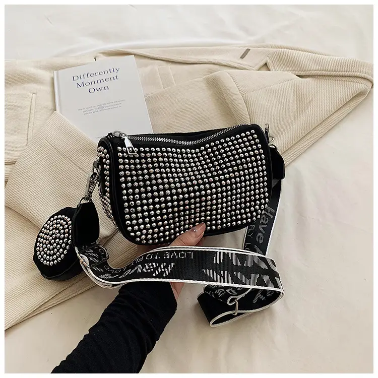 Women Korean Style Diamond Crossbody Bag 2023 - Image 3