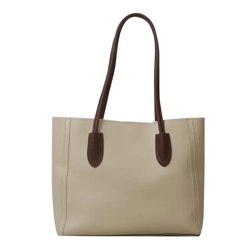 Women's Contrast Textured Tote Bag 2023 New - Image 9