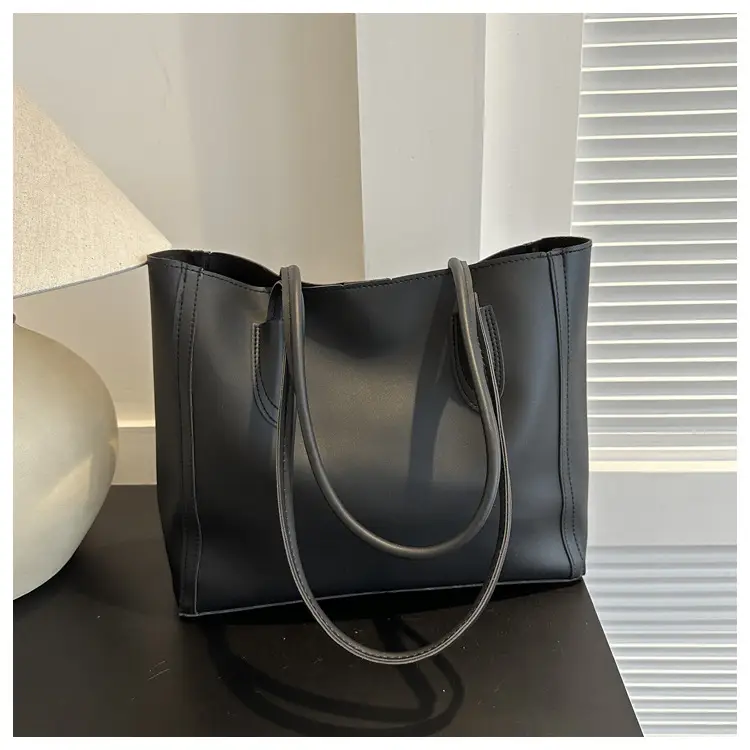 Women's Contrast Textured Tote Bag 2023 New — feature 13