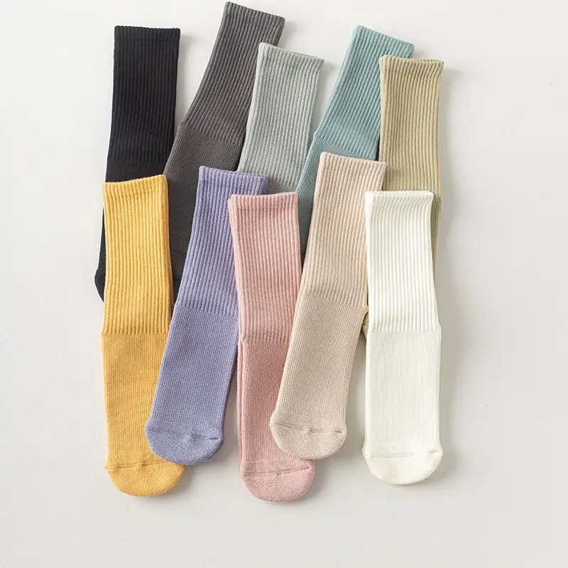 Stockings Women's Outer Wear Yoga Dance Socks Solid Color Stockings Colorful Sports Fitness Stockings Trendy Stockings Yoga Socks