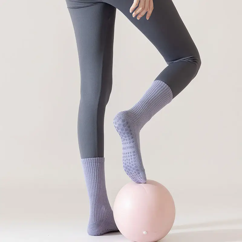 Stockings Women's Outer Wear Yoga Dance Socks Solid Color Stockings Colorful Sports Fitness Stockings Trendy Stockings Yoga Socks — feature 18