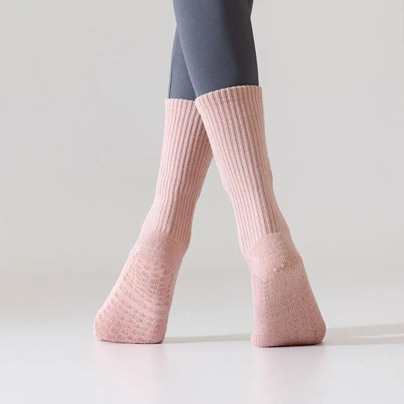 Stockings Women's Outer Wear Yoga Dance Socks Solid Color Stockings Colorful Sports Fitness Stockings Trendy Stockings Yoga Socks — feature 20