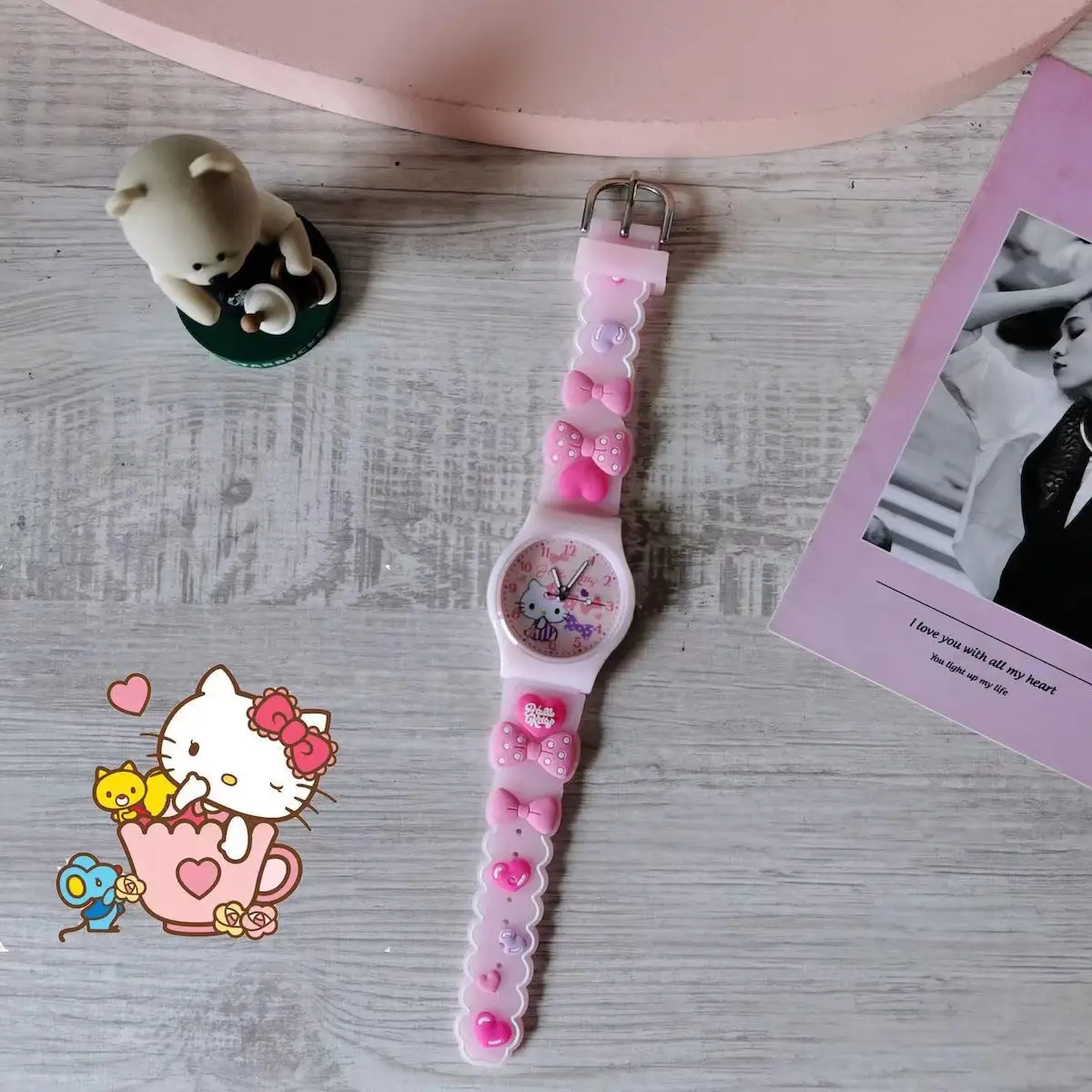 Sanrio Character Watch for Girls Boys Purple Quartz — feature 3