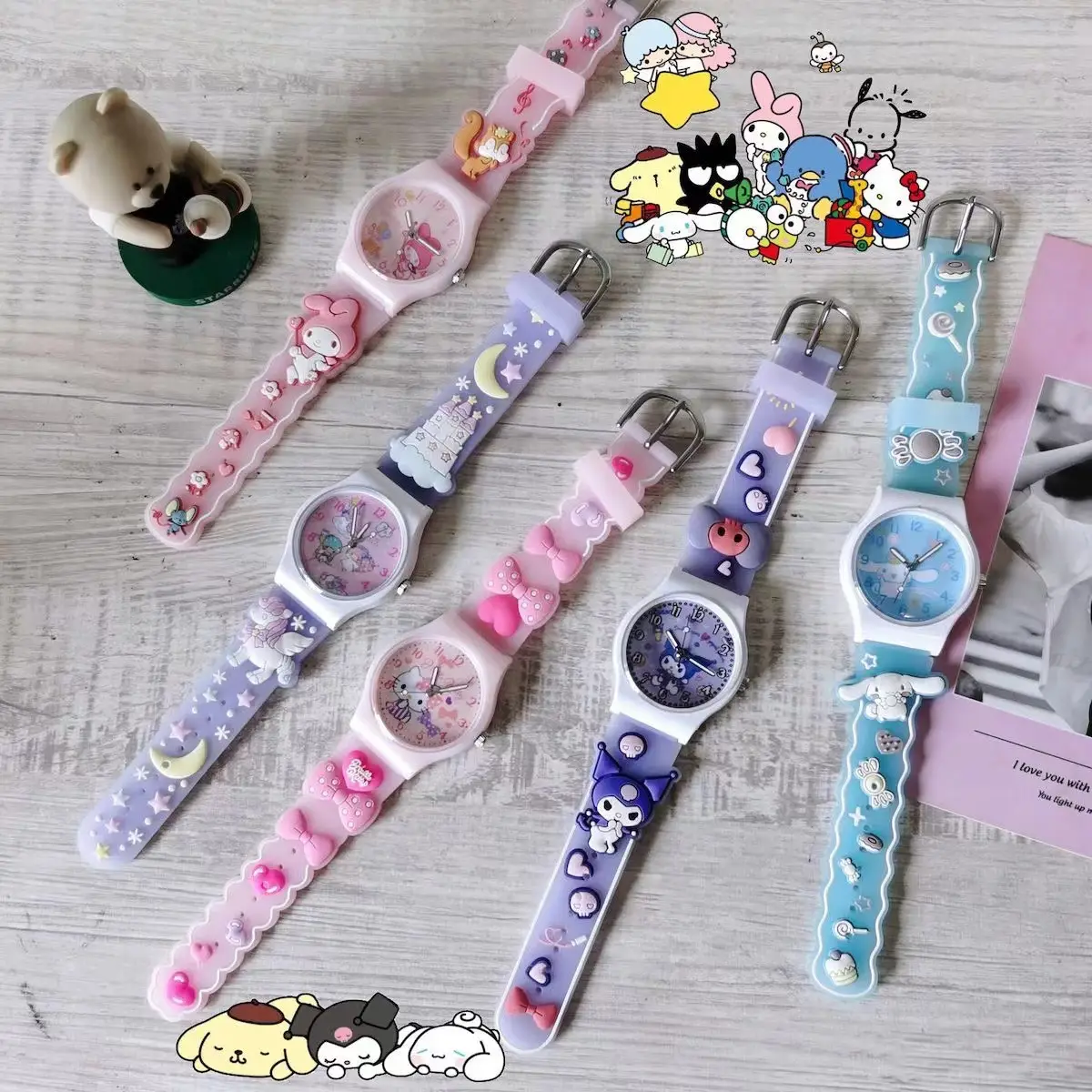Sanrio Character Watch for Girls Boys Purple Quartz — feature 5