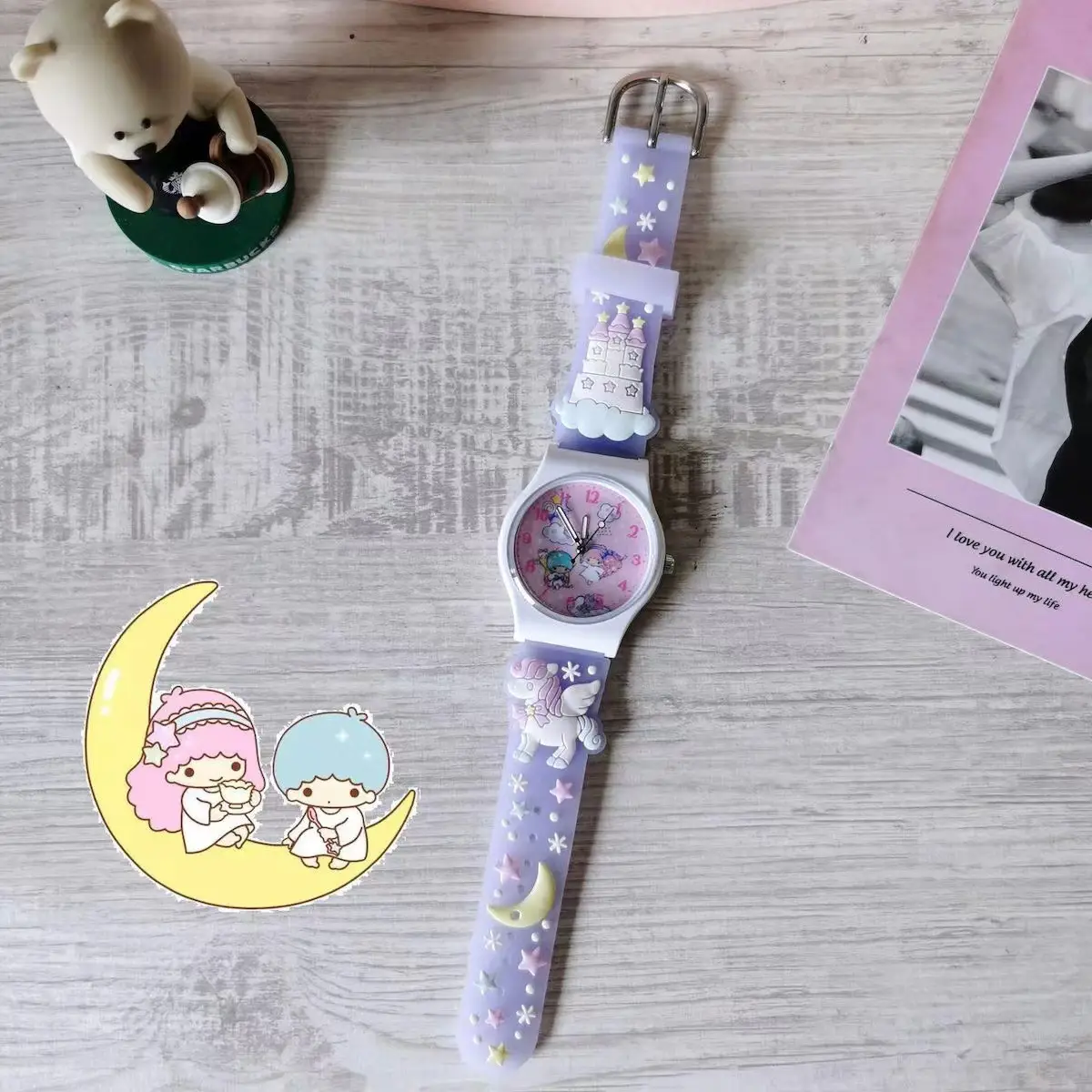 Sanrio Character Watch for Girls Boys Purple Quartz — feature 7