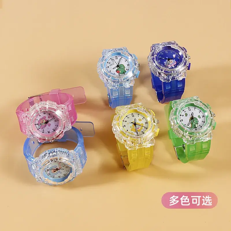 Clear Crystal Egg Watch for Kids Yellow Quartz - Image 12