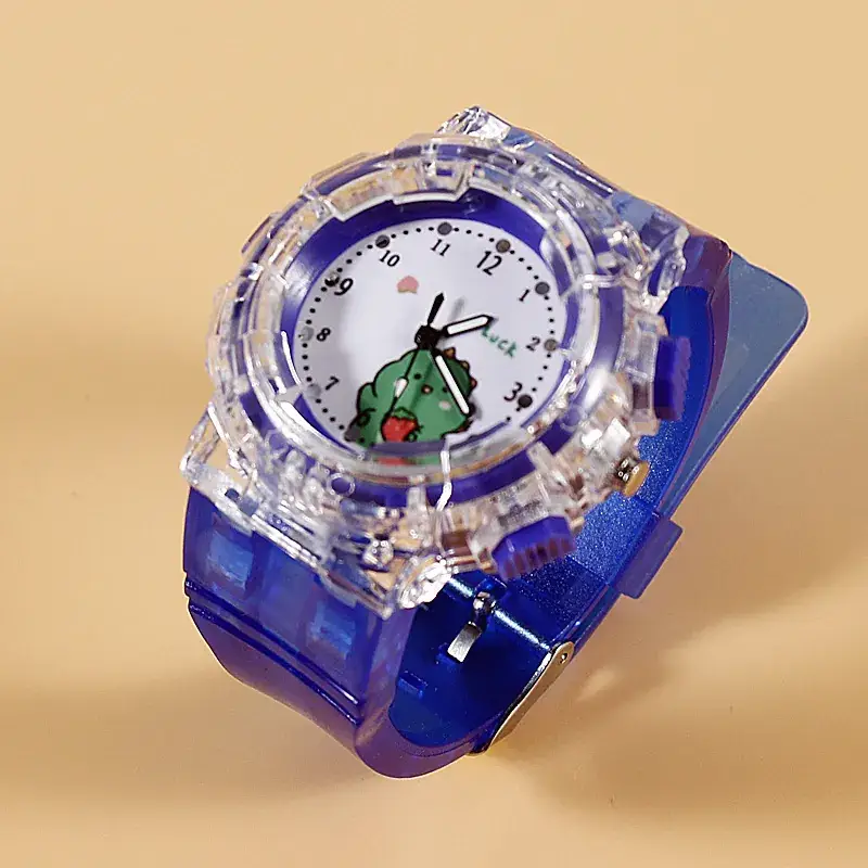 Clear Crystal Egg Watch for Kids Yellow Quartz - Image 7