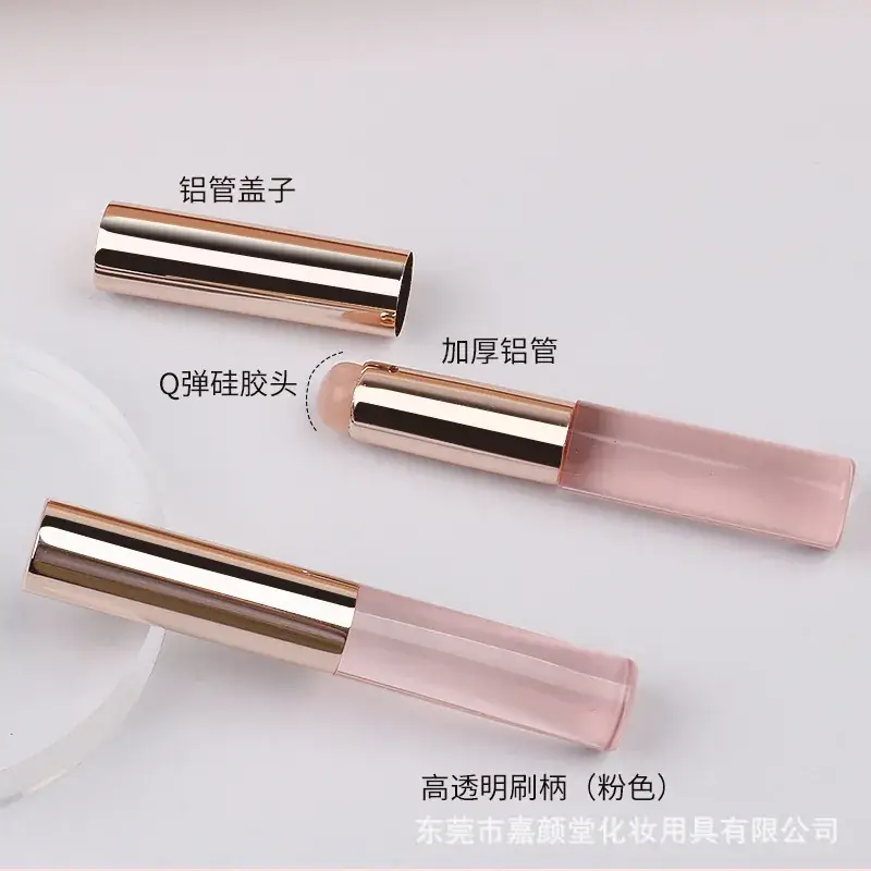 Red Silicone Lip Brush with Halo Design - Image 5