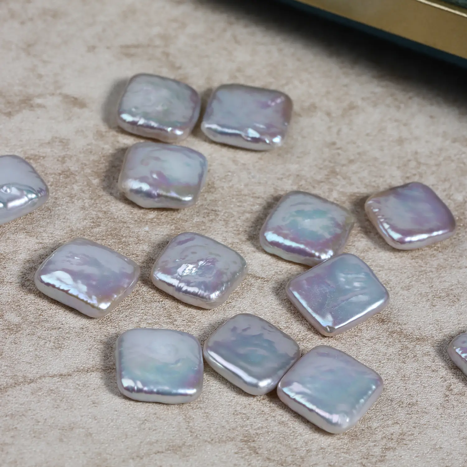 12mm Square Baroque Pearl Jewelry Set - Image 5