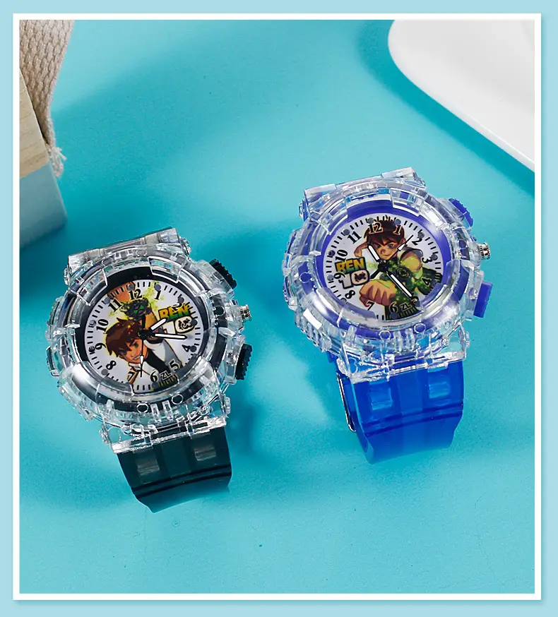 BEN10 Cartoon Quartz Watch for Boys Red Crystal Band — feature 10