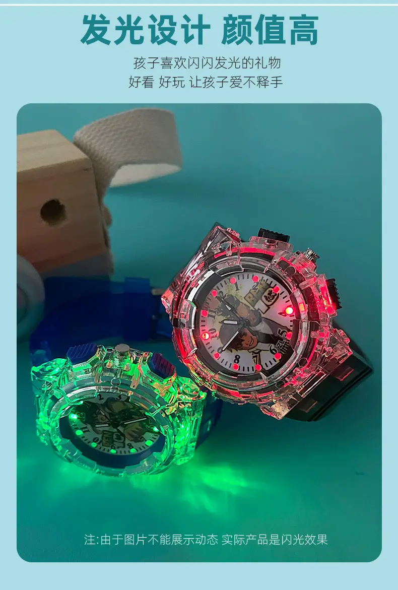 BEN10 Cartoon Quartz Watch for Boys Red Crystal Band — feature 4