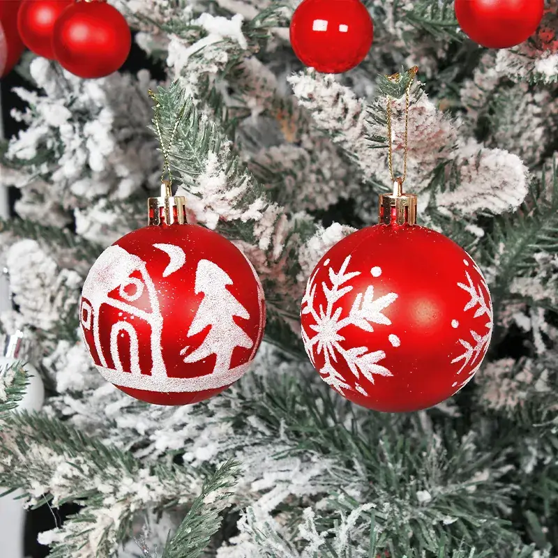 Yihong Christmas Balls Decorative Party Gift Box