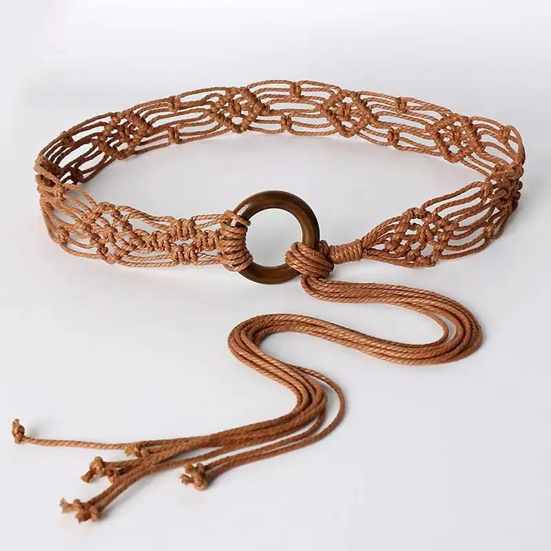 Woven Tassel Waist Rope for Women's Dress Decoration — feature 13