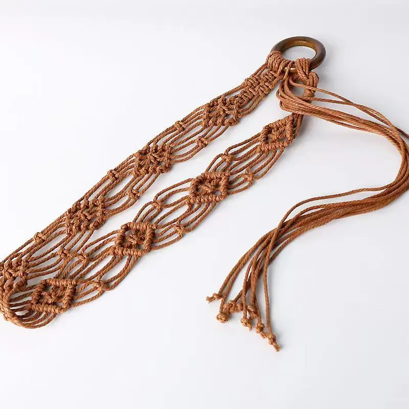 Woven Tassel Waist Rope for Women's Dress Decoration — feature 14