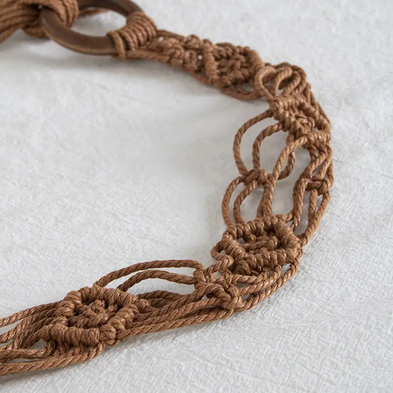 Woven Tassel Waist Rope for Women's Dress Decoration — feature 17