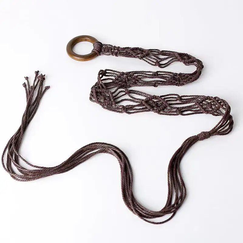 Woven Tassel Waist Rope for Women's Dress Decoration — feature 5