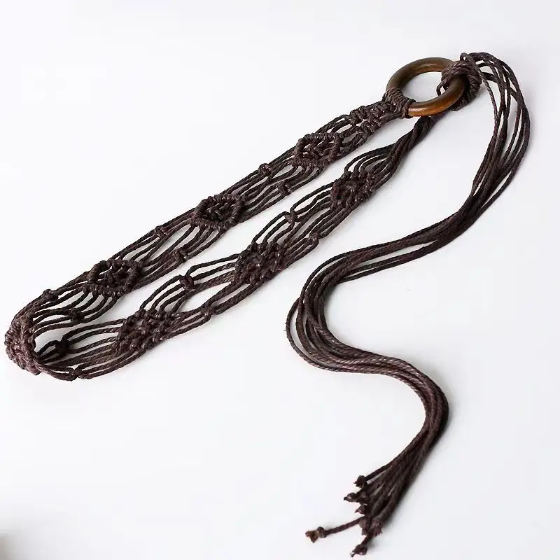 Woven Tassel Waist Rope for Women's Dress Decoration — feature 6