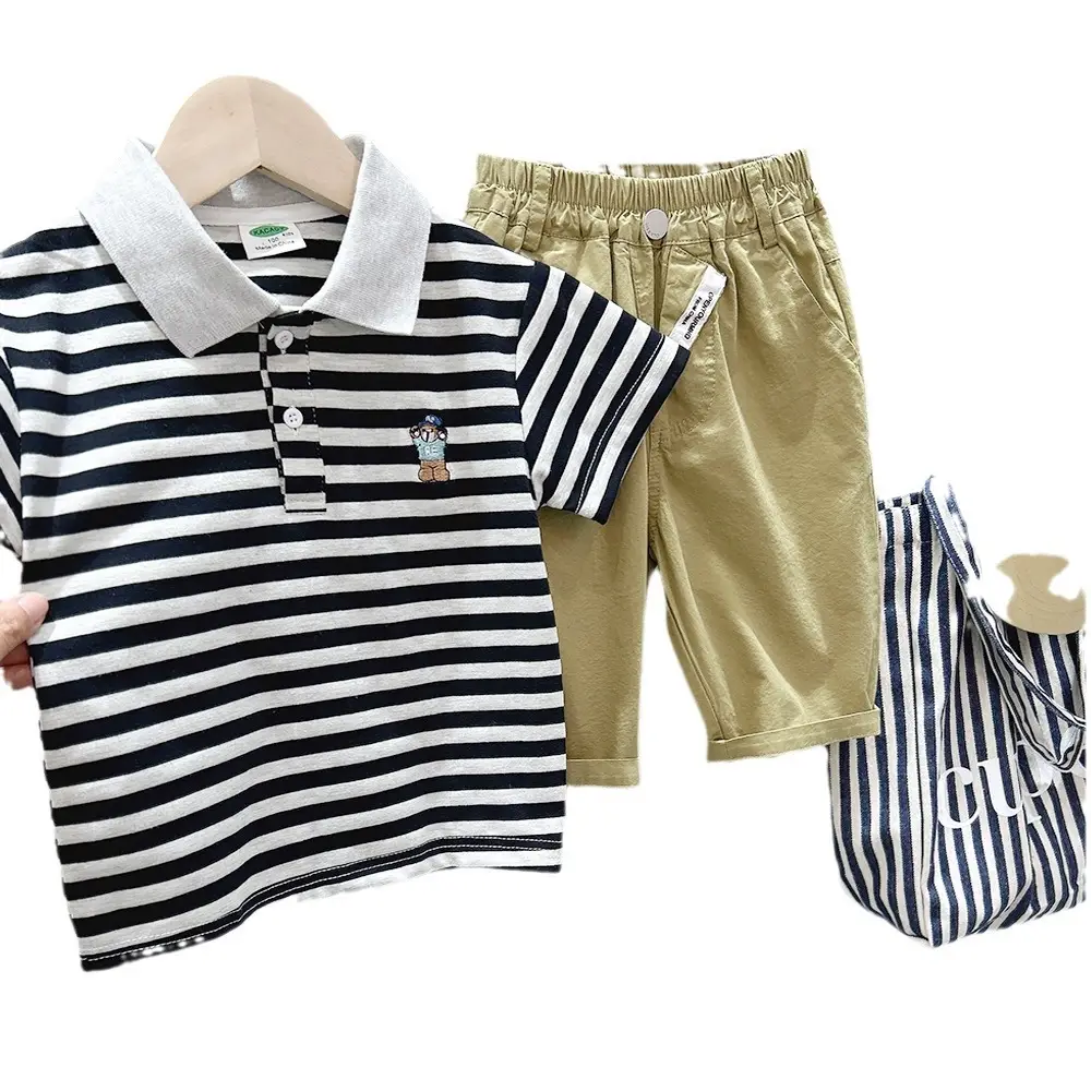 Boys White Polo Shirt with Cartoon Logo Medium to XL - Image 7