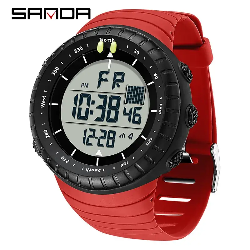 Sanda Green Digital Analog Watch for Men - Image 16